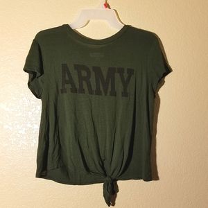 Green 'army' shirt